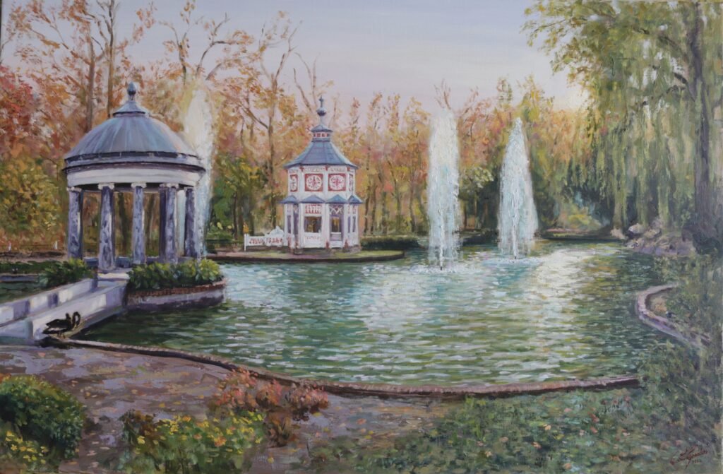 Otoño en el estanque de los chinescos