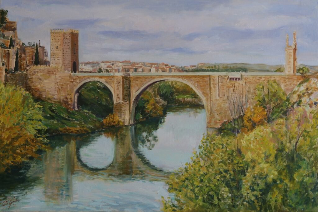 Reflejos en el puente Alcántara